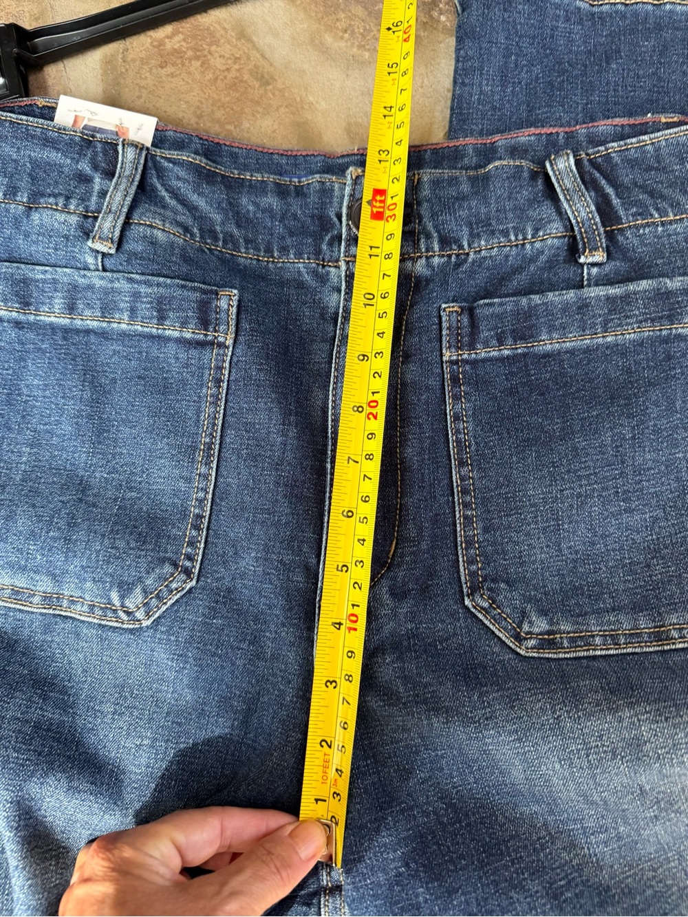 Scotch & Soda Wide-Leg High-Rise Cropped Patch Pocket Jeans - Picture 6 of 6